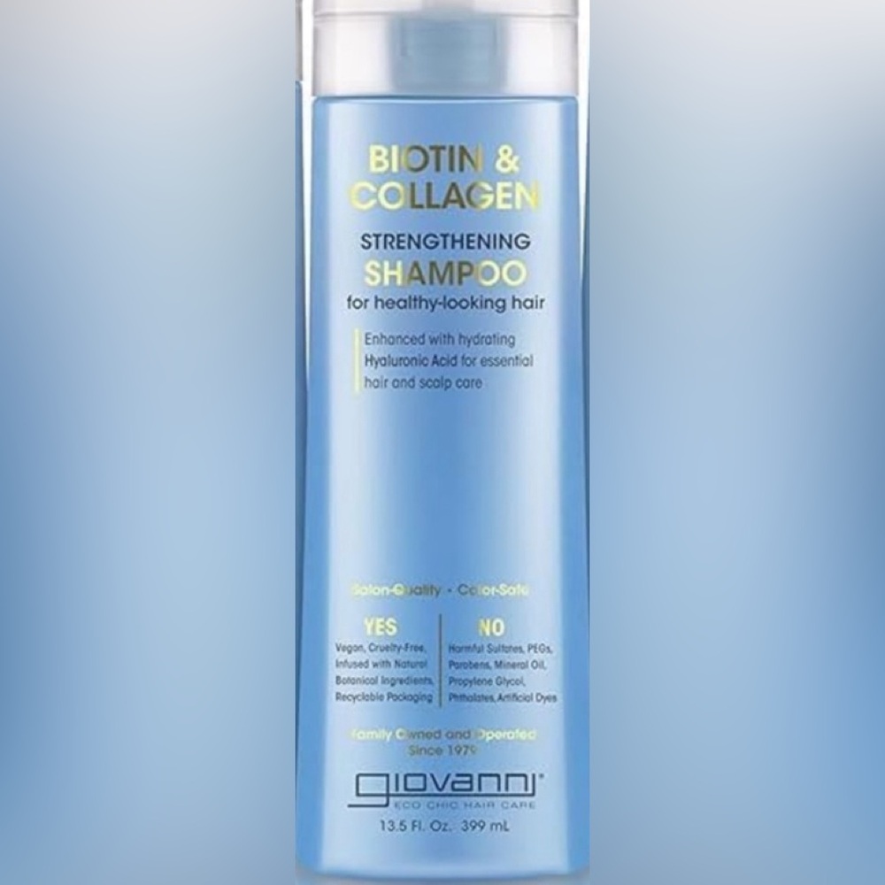 GIOVANNI Biotin & Collagen Shampoo Strengthening cruelty free 13.5 oz